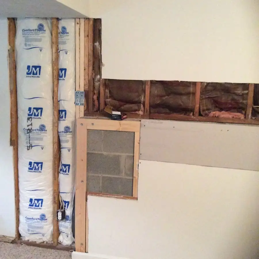 Wall insulation replacement during Odor Removal & Deodorization in Clyde